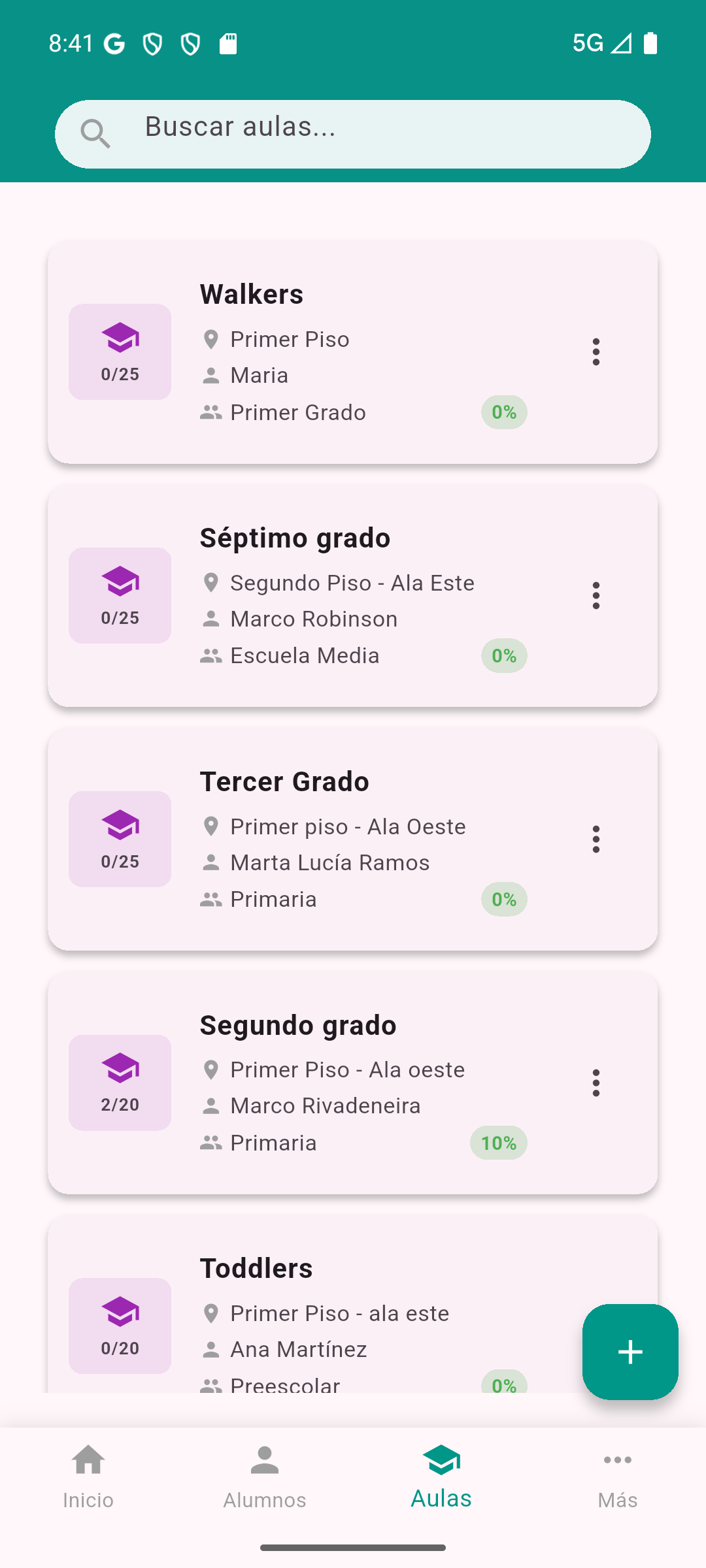 Vervux Campus - pantalla 1