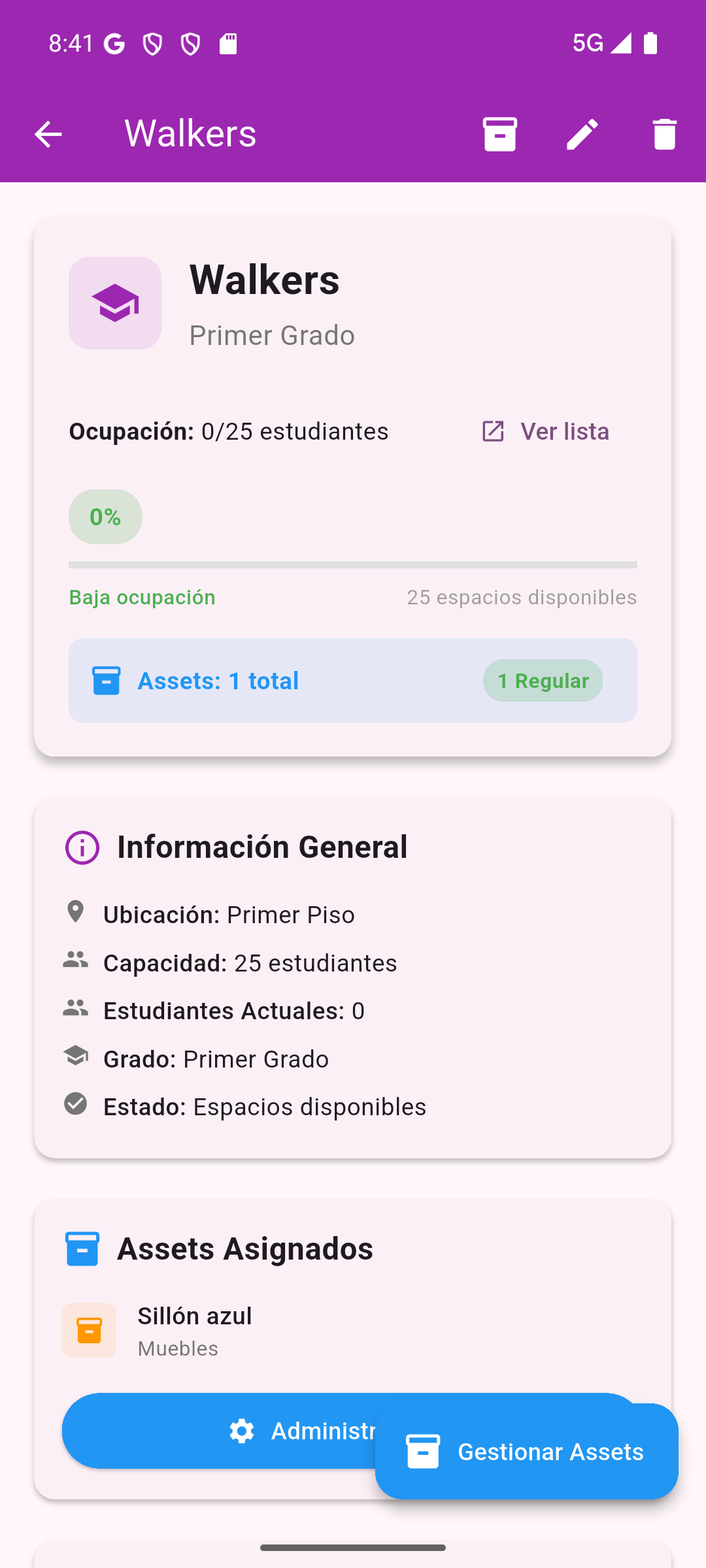 Vervux Campus - pantalla 2
